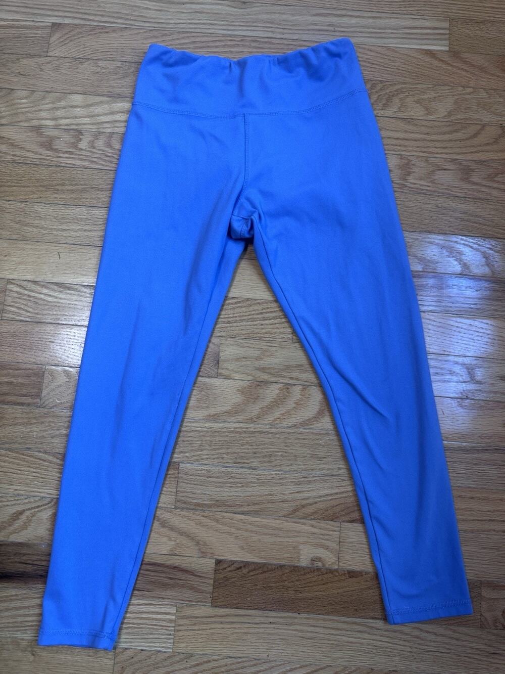 Jockey Women’s Leggings Size M Royal Blue Stretch Activewear Yoga Pants